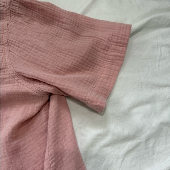 Madewell Pink Casual Button Down Shirt Relaxed Fit - Picture 6 of 9